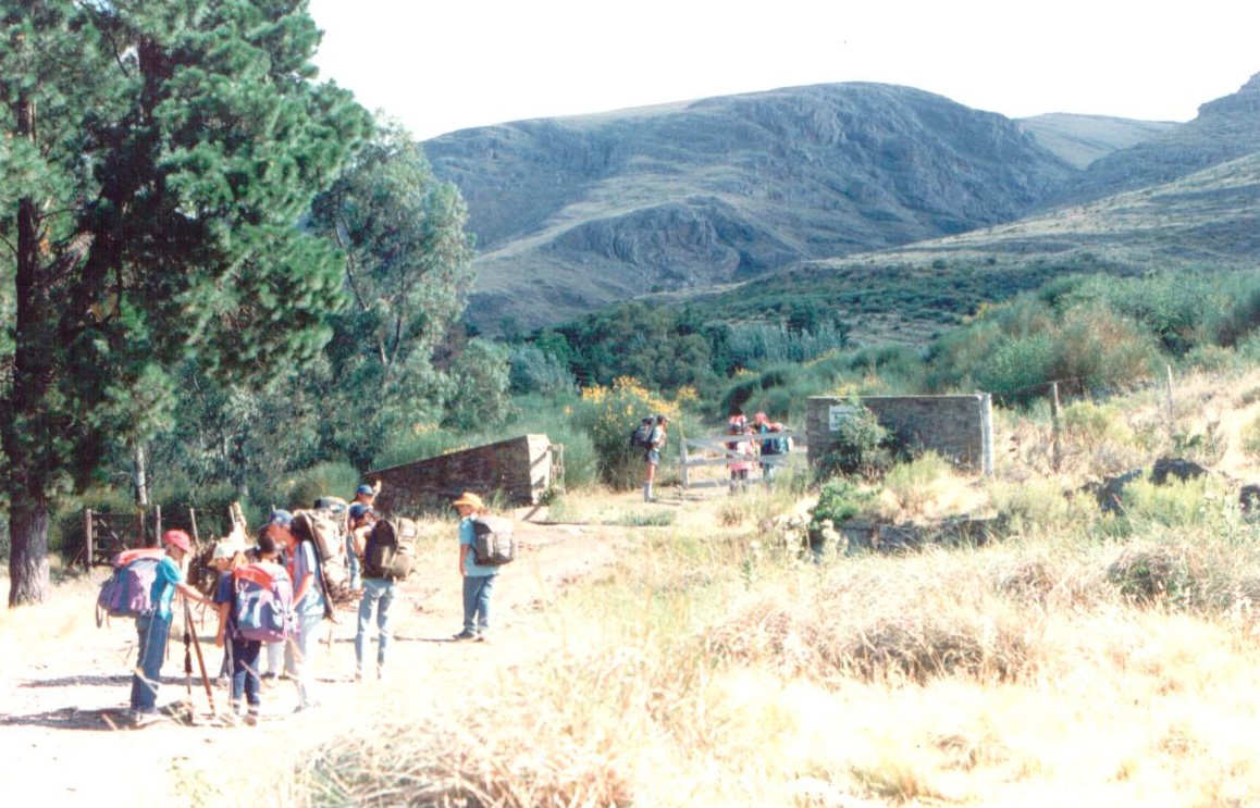 al subir a la montaña