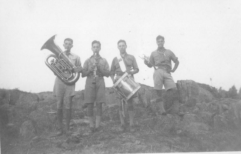 Primera presentación de la banda en 1938