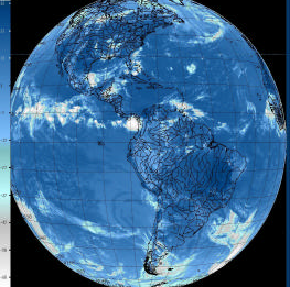 La tierra en el espacio